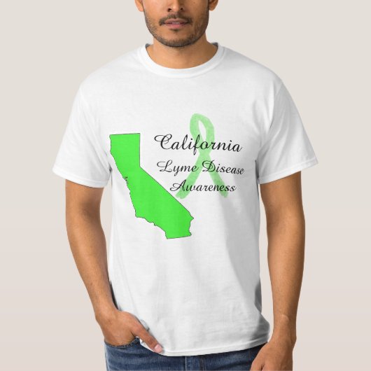 カリフォルニア ライム病啓発Tシャツ Tシャツ (正面)