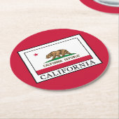 カリフォルニア ラウンドペーパーコースター (アングル)