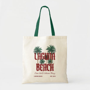 カリフォルニア・ラグナビーチ サーフパーム グラフィックTシャツ トートバッグ