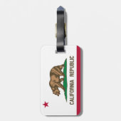 カリフォルニア ラゲッジタグ (裏面縦)