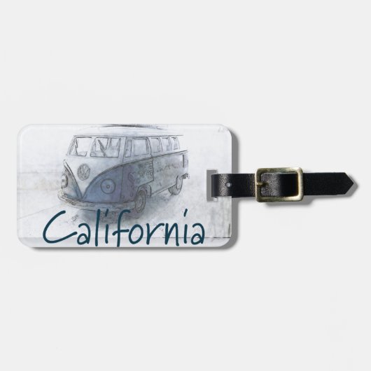カリフォルニア ラゲッジタグ (正面横)