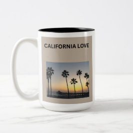 カリフォルニア・ラブ ❤️ ツートーンマグカップ