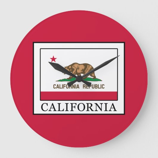 カリフォルニア ラージ壁時計 (正面)