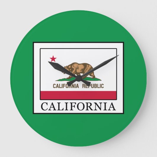 カリフォルニア ラージ壁時計 (正面)