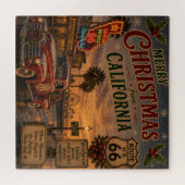 カリフォルニア ルート66 クリスマスの夜 ジグソーパズル (横)
