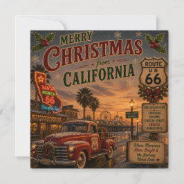 カリフォルニア ルート66 ホリデーグリーティング