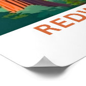 カリフォルニア・レッドウッズ 旅行 ポスター (角)