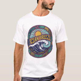 カリフォルニア レトロ サーフィン パシフィックコースト Tシャツ
