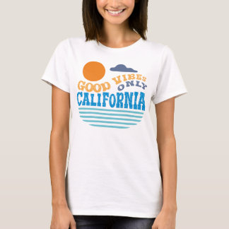 カリフォルニア・レトロTシャツ ポジティブ・バイブス Tシャツ