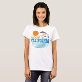 カリフォルニア・レトロTシャツ ポジティブ・バイブス Tシャツ (正面フル)