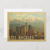 カリフォルニア ロサンゼルス ヴィンテージ トラベル ポストカード (正面/裏面)