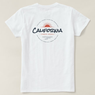 カリフォルニア ヴェニスビーチ ヴィンテージ サンセット サーフ Tシャツ