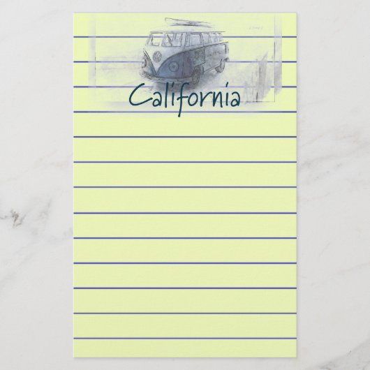 カリフォルニア 便箋 (正面)