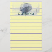 カリフォルニア 便箋 (裏面)