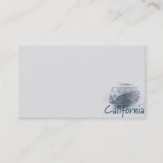 カリフォルニア 名刺 (正面)