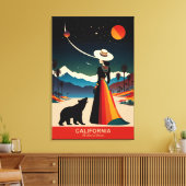 カリフォルニア:夢の国 キャンバスプリント (インサイチュ (リビング))