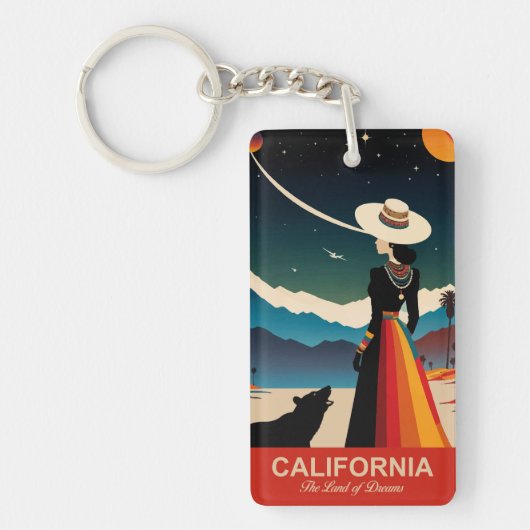 カリフォルニア：夢の国 キーホルダー (正面)