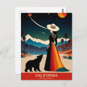 カリフォルニア：夢の国 ポストカード (正面/裏面)