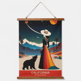 カリフォルニア：夢の国 吊り下げ型タペストリー