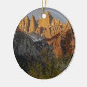 カリフォルニア、山ホイットニー、稲葉国有林3 セラミックオーナメント (左)