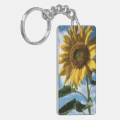 カリフォルニア、巨大なひまわり (Helianthus) 2 キーホルダー (正面左)