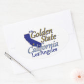 カリフォルニア 楕円形シール (封筒)