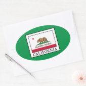 カリフォルニア 楕円形シール (封筒)