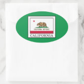 カリフォルニア 楕円形シール (バッグ)