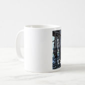 カリフォルニア - 白 330ml マグカップ (正面左)