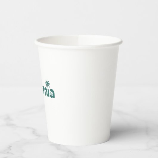 カリフォルニア 紙コップ (左)
