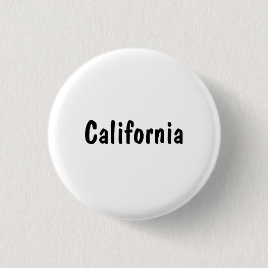 カリフォルニア 缶バッジ (正面)