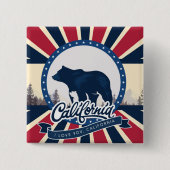 カリフォルニア 缶バッジ (正面)