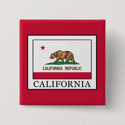 カリフォルニア 缶バッジ (正面)