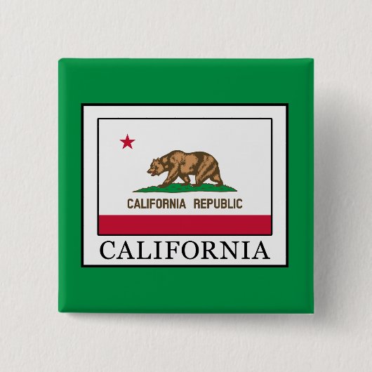 カリフォルニア 缶バッジ (正面)