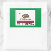 カリフォルニア 長方形シール (バッグ)