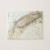 カリフォルニア(1878年)のヴィンテージの地図 ジグソーパズル (横)