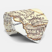カリフォルニア(1878年)のヴィンテージの地図 ネクタイ (ロール)