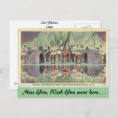 カリフォルニア、1940年のアイス・フォリーズ ポストカード (正面/裏面)