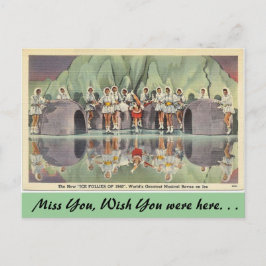 カリフォルニア、1940年のアイス・フォリーズ ポストカード