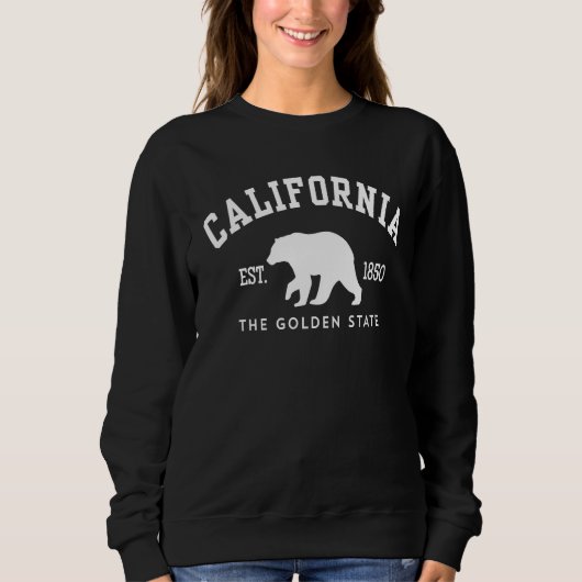 カリフォルニア CA ベア スウェットシャツ (正面)