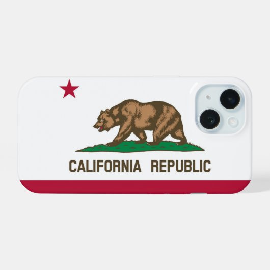 カリフォルニア iPhone 15ケース (裏面横)