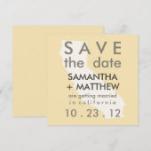 カリフォルニア Save the Date カード (正面/裏面)