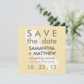 カリフォルニア Save the Date カード (スタンド正面)