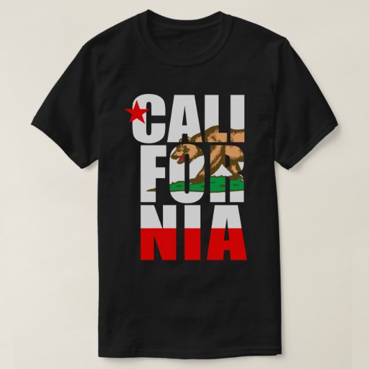 カリフォルニア Tシャツ (デザイン正面)