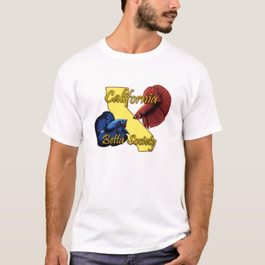 カリフォルニアBetta社会のロゴのTシャツ Tシャツ (正面)
