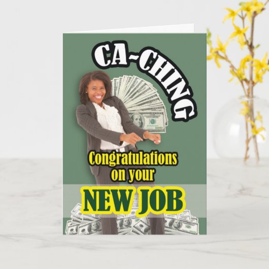 カリフォルニアChing カード (黄色い花)