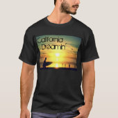 カリフォルニアDreaminサーファーのワイシャツ Tシャツ (正面)