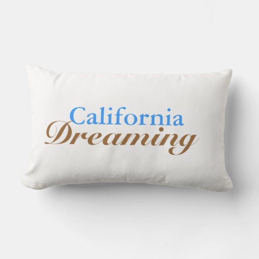 カリフォルニアDreamin枕 ランバークッション (正面)