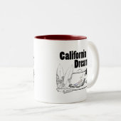 カリフォルニアDreamin ツートーンマグカップ (正面右)