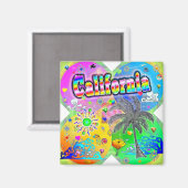 カリフォルニアQuadro Seasonsマグネット マグネット (正面/裏面)
